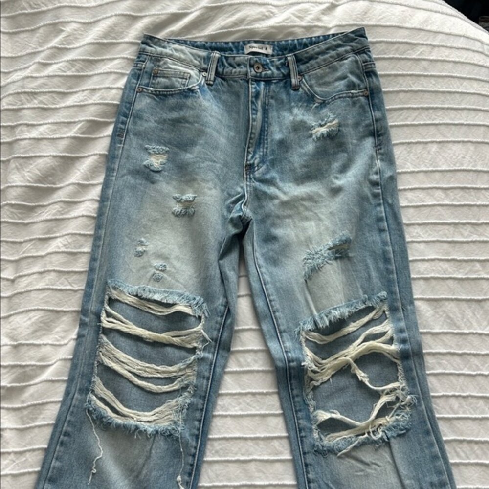 Special A Distressed Blue Jeans